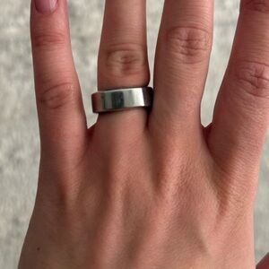 Oura Ring, Size 8 Silver, Gen 3